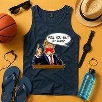 Funny Will You Shut Up Man Biden vs Trump Debate Comic Tank Top thumb 4