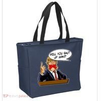 Funny Will You Shut Up Man Biden vs Trump Debate Comic Tote Bag thumb 2