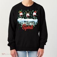 Funny Wine Christmas Spirit Women's Sweatshirt thumb 0