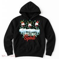 Funny Wine Christmas Spirit Hoodie thumb 0