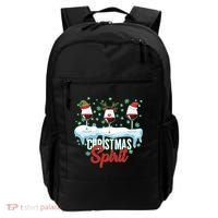 Funny Wine Christmas Spirit Backpack thumb 0