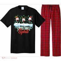 Funny Wine Christmas Spirit Pajama Set thumb 0