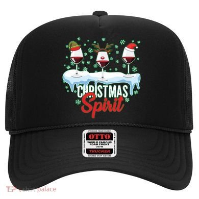 Funny Wine Christmas Spirit Hat