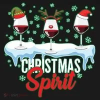 Funny Wine Christmas Spirit Toddler T-Shirt thumb 4