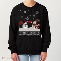 Funny Winter Snowman Ugly Christmas Women's Sweatshirt thumb 0