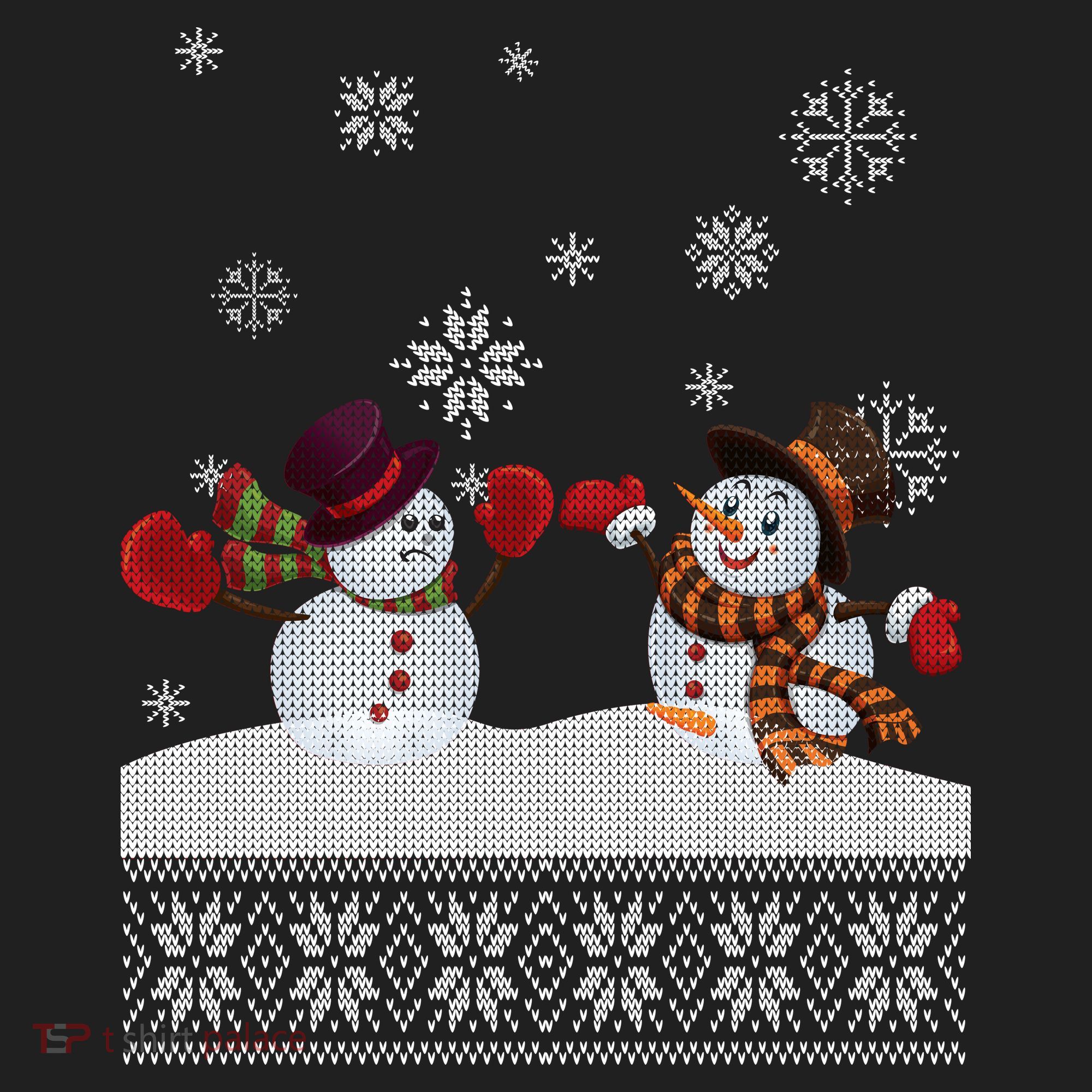 Funny Winter Snowman Ugly Christmas Women's Sweatshirt