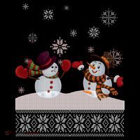 Funny Winter Snowman Ugly Christmas Bucket Hat thumb 4