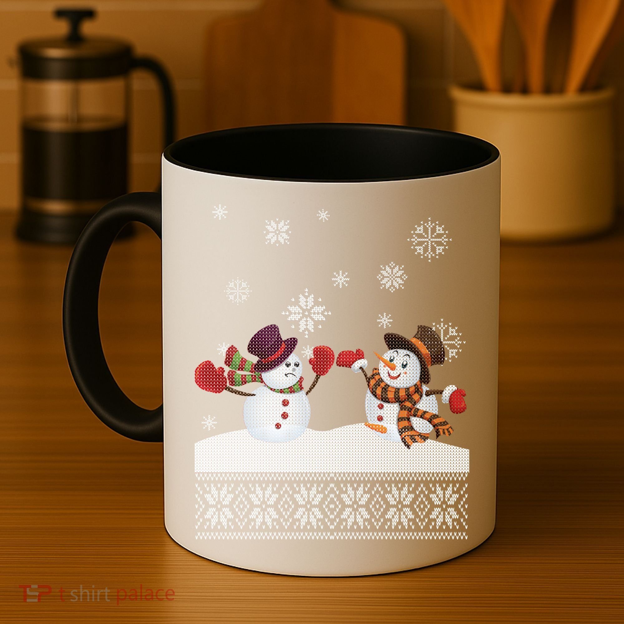 Funny Winter Snowman Ugly Christmas Coffee Mug