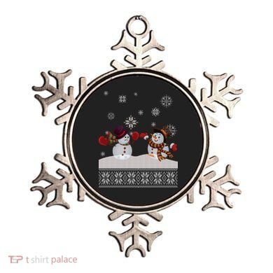 Funny Winter Snowman Ugly Christmas Ornament