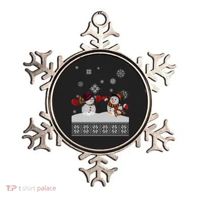 Funny Winter Snowman Ugly Christmas Ornament