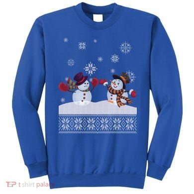 Funny Winter Snowman Ugly Christmas Sweatshirt