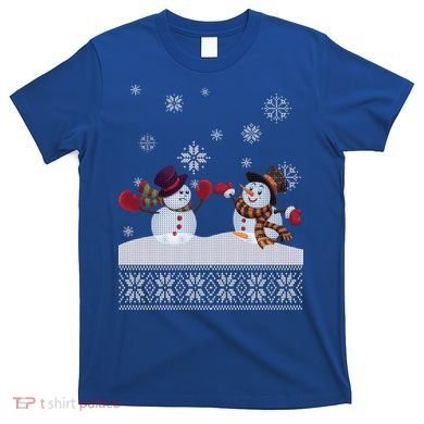 Funny Winter Snowman Ugly Christmas T-Shirt