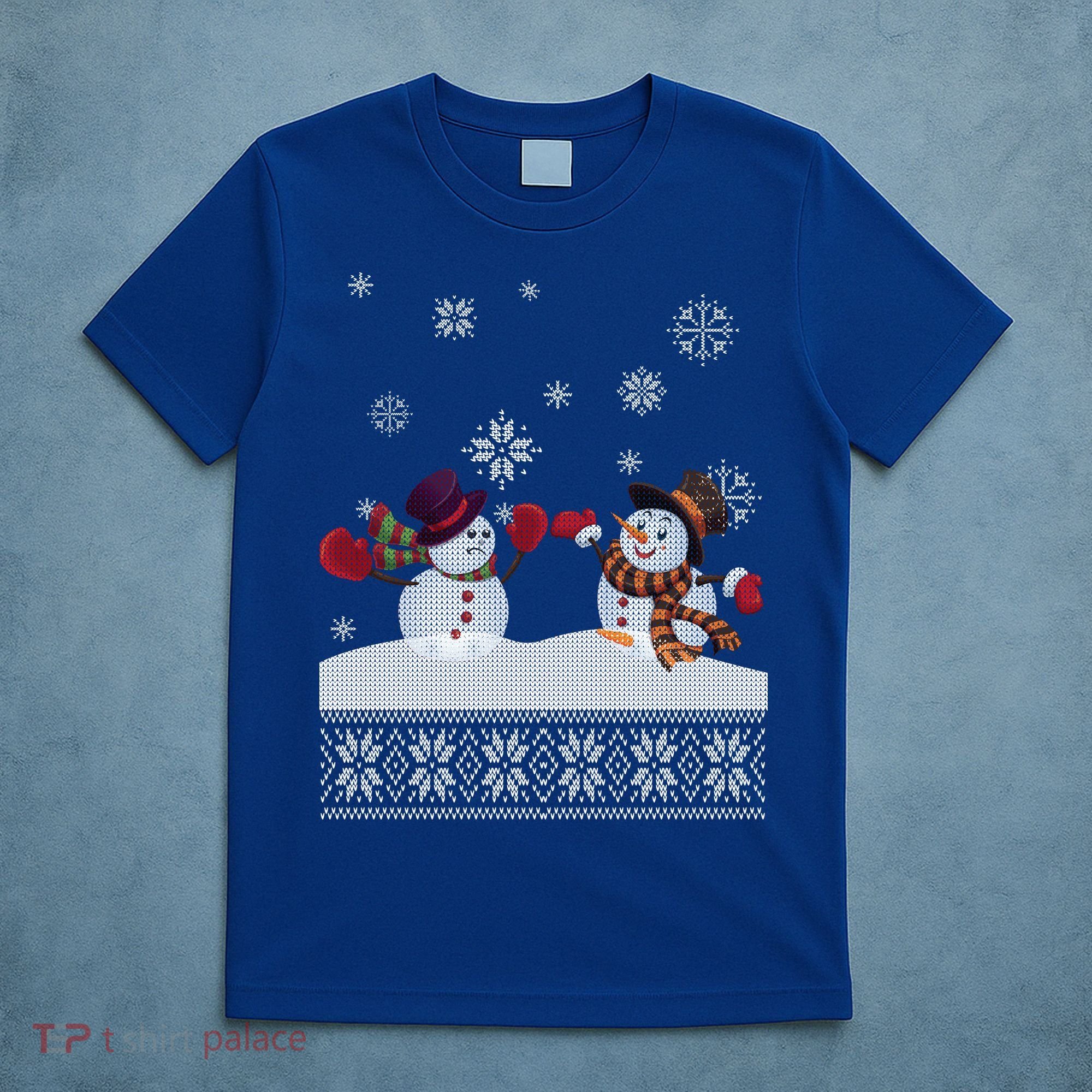 Funny Winter Snowman Ugly Christmas T-Shirt