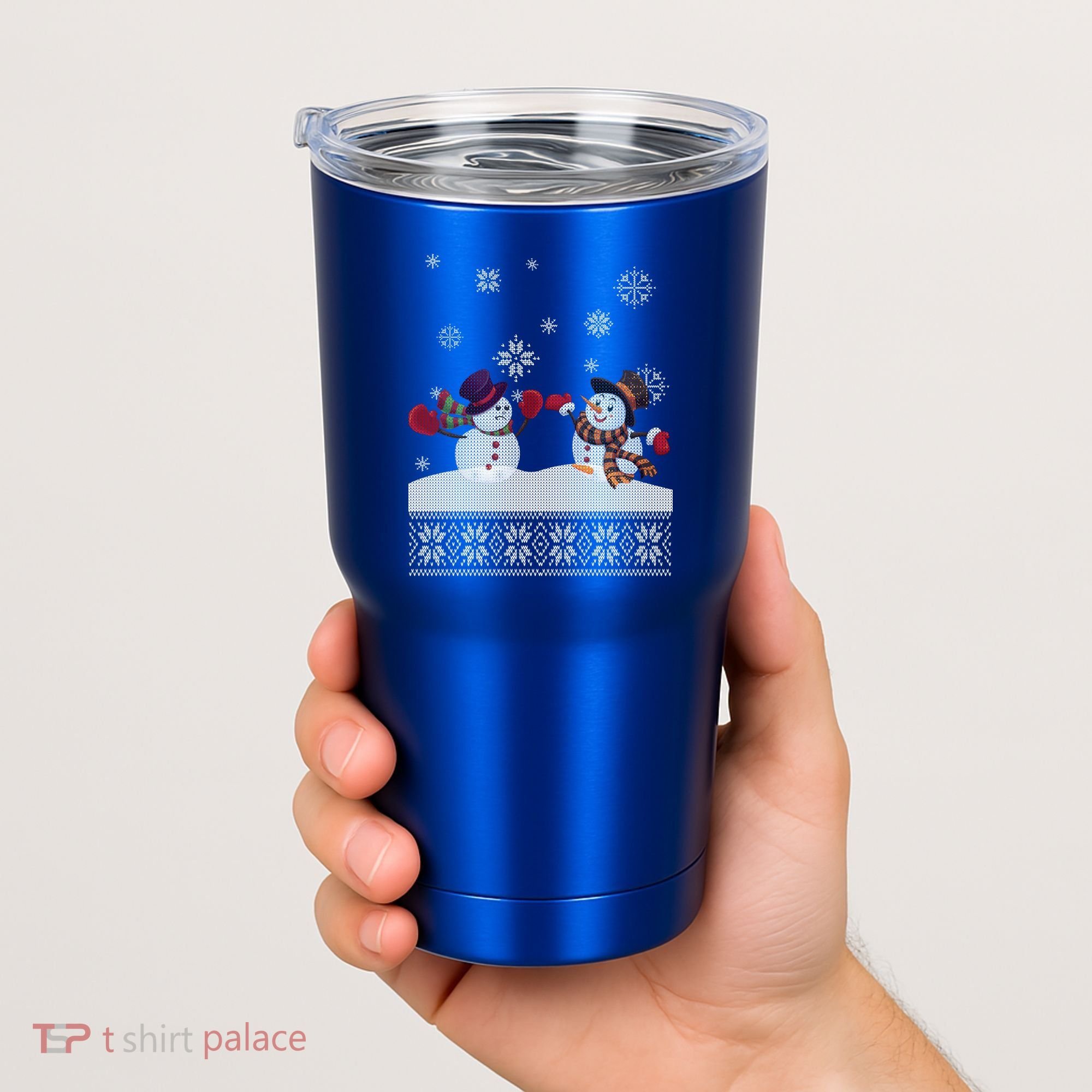 Funny Winter Snowman Ugly Christmas Tumbler