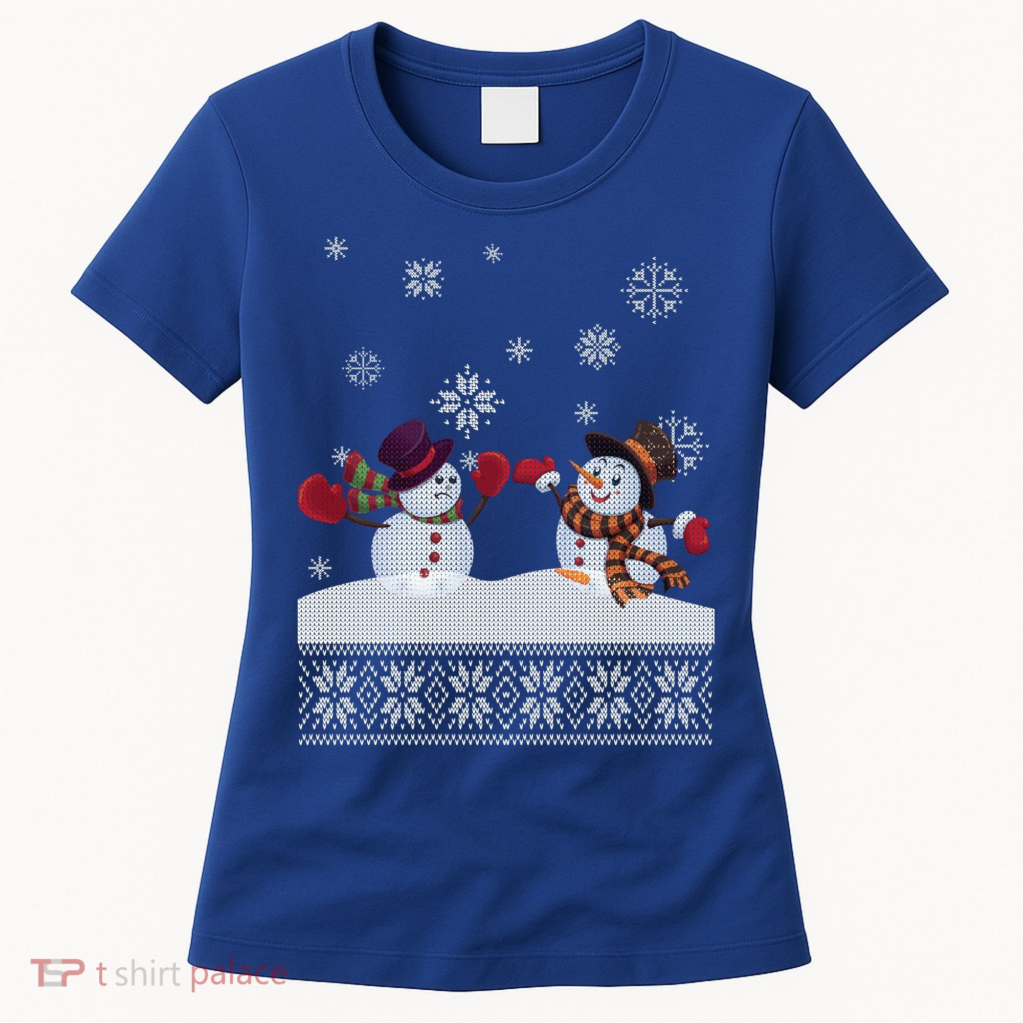 Funny Winter Snowman Ugly Christmas Women's T-Shirt