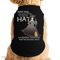 Funny Witch Some Day You Have To Put On The Hat Doggie Tank thumb 0
