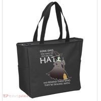 Funny Witch Some Day You Have To Put On The Hat Tote Bag thumb 2