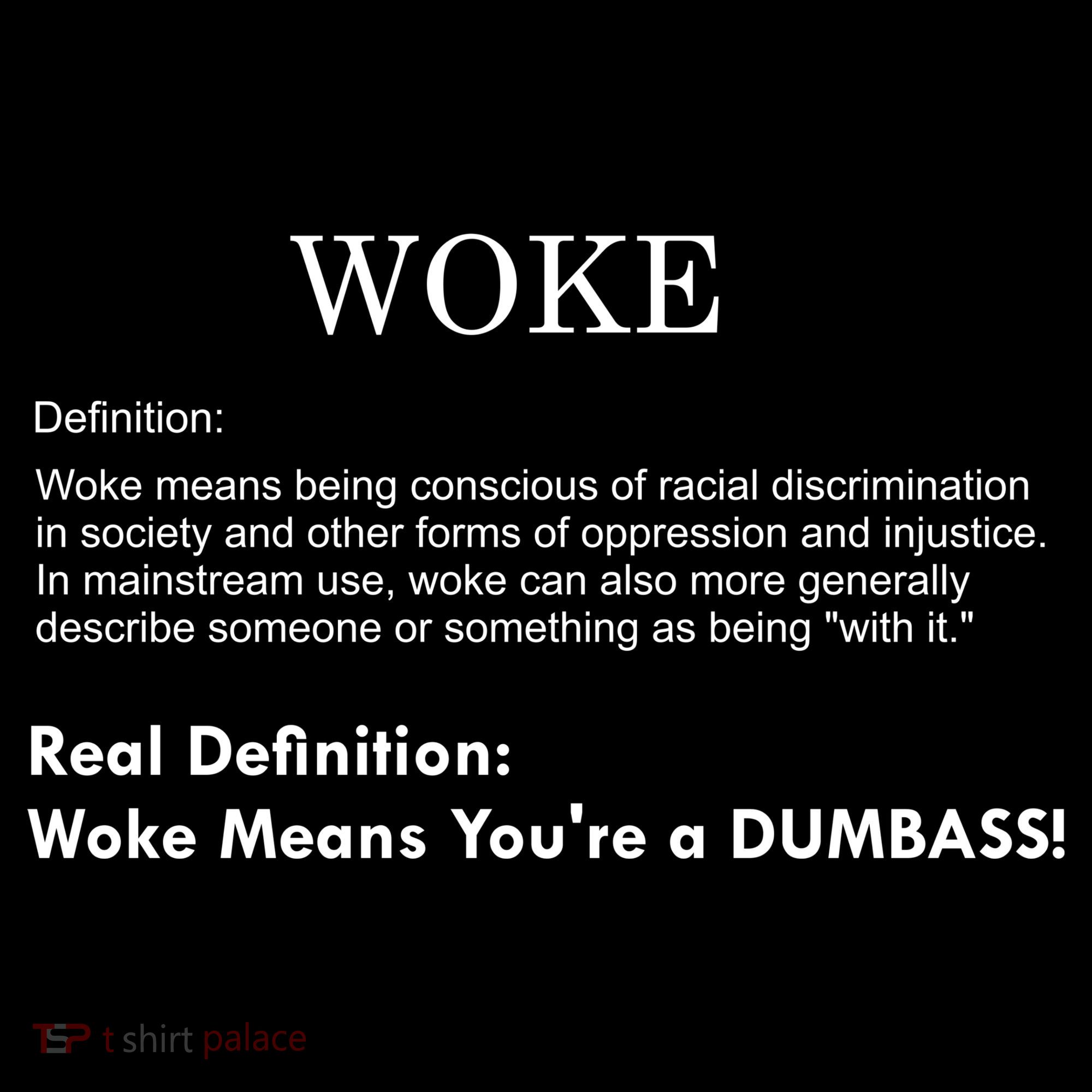 Funny Woke Real Definition Hoodie