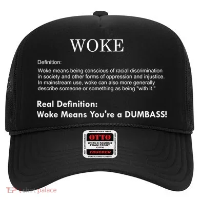 Funny Woke Real Definition Hat