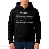 Funny Woke Real Definition Kids Hoodie thumb 4