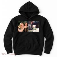 Funny Woman Yelling At Cat Meme  Hoodie thumb 0