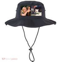 Funny Woman Yelling At Cat Meme  Bucket Hat thumb 0