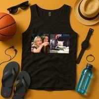 Funny Woman Yelling At Cat Meme  Tank Top thumb 4
