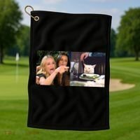 Funny Woman Yelling At Cat Meme  Golf Towel thumb 1