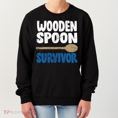 Funny Wooden Spoon Survivor Distressed Women's Sweatshirt