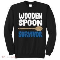 Funny Wooden Spoon Survivor Distressed Sweatshirt thumb 0