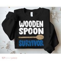 Funny Wooden Spoon Survivor Distressed Sweatshirt thumb 2