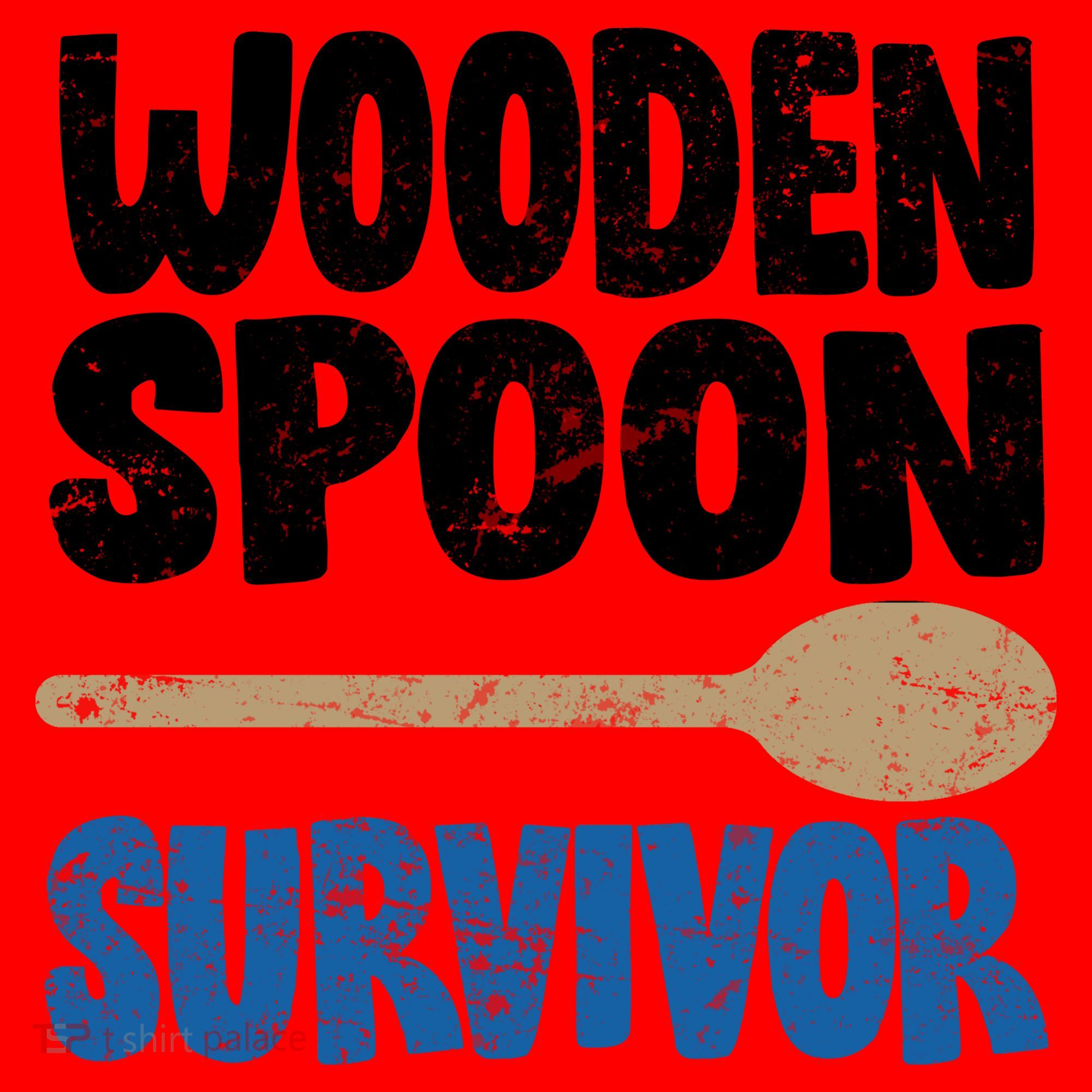 Funny Wooden Spoon Survivor Distressed Santa Hat