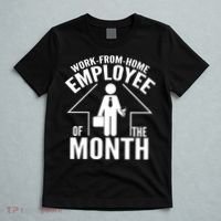 Funny Work From Home Employee Of The Month T-Shirt thumb 5