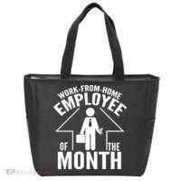 Funny Work From Home Employee Of The Month Tote Bag thumb 0