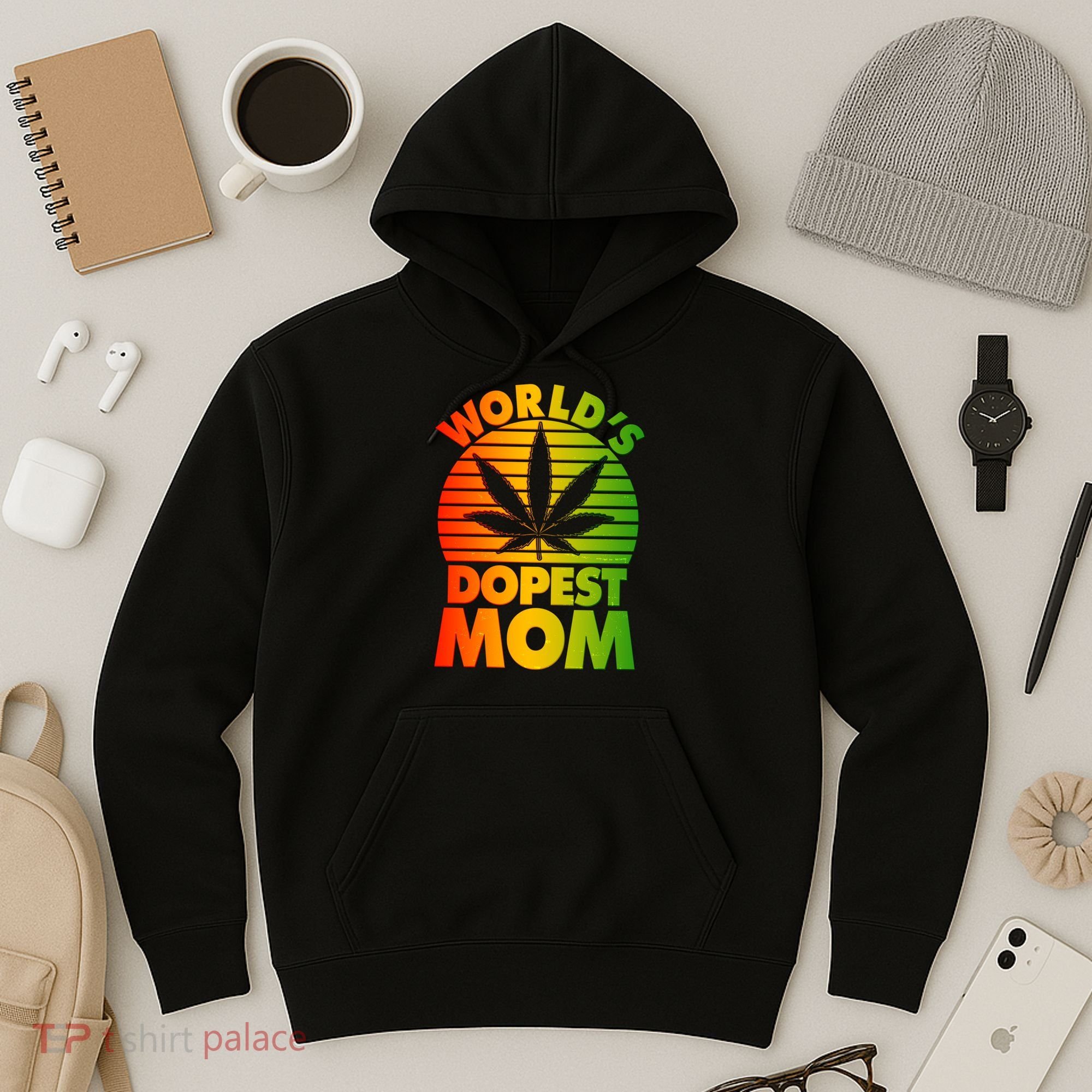 Funny World's Dopest Mom Hoodie