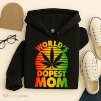 Funny World's Dopest Mom Hoodie thumb 4
