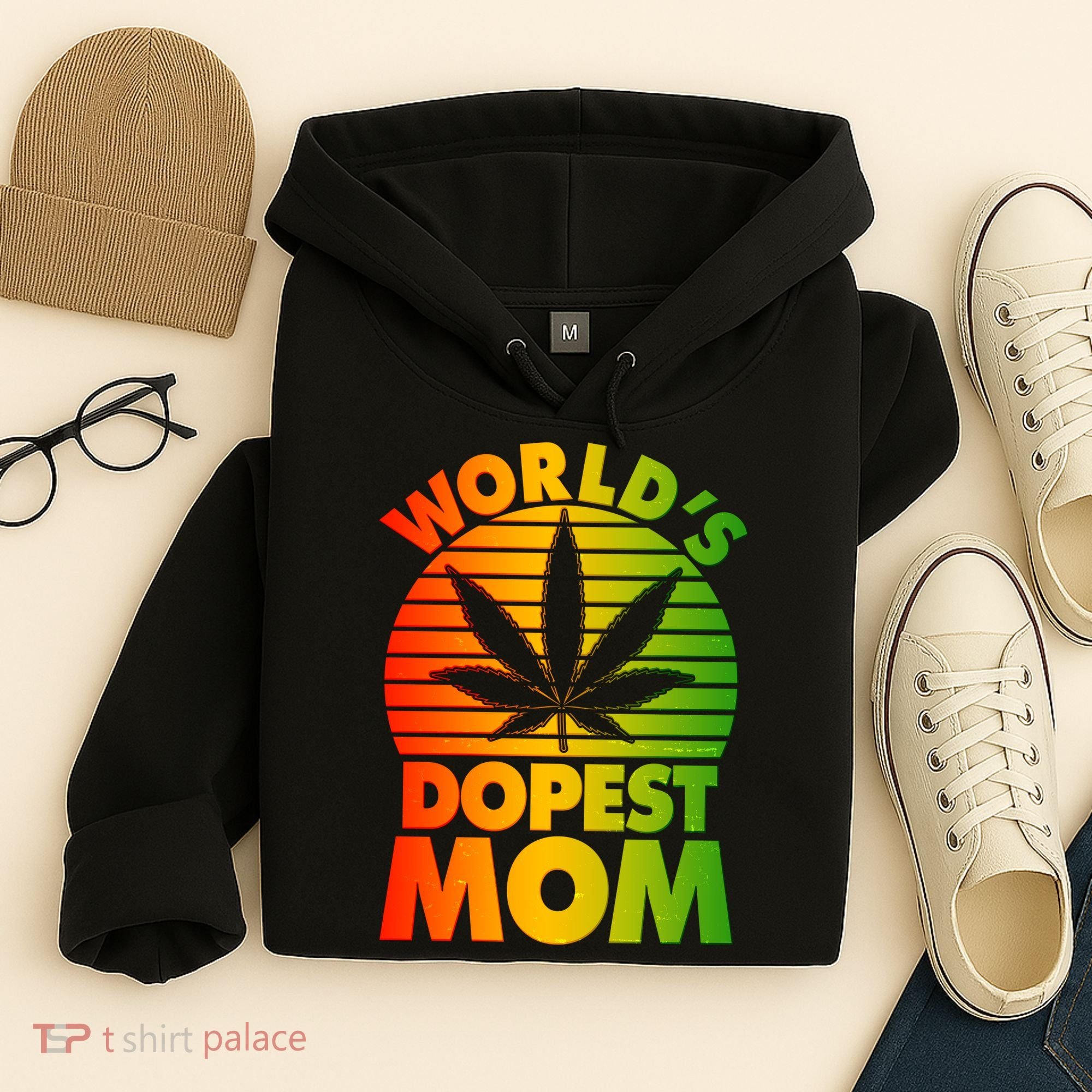 Funny World's Dopest Mom Hoodie