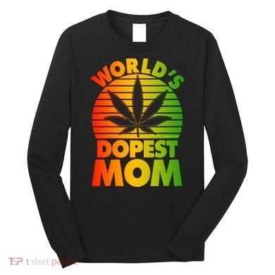 Funny World's Dopest Mom Long Sleeve Shirt