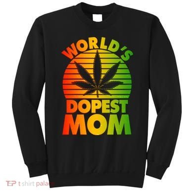 Funny World's Dopest Mom Sweatshirt