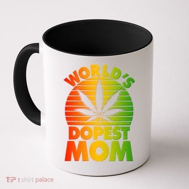 Funny World's Dopest Mom Coffee Mug