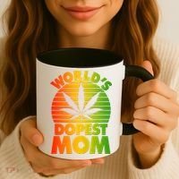 Funny World's Dopest Mom Coffee Mug thumb 3
