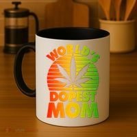 Funny World's Dopest Mom Coffee Mug thumb 4