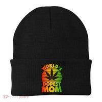 Funny World's Dopest Mom Beanie thumb 0