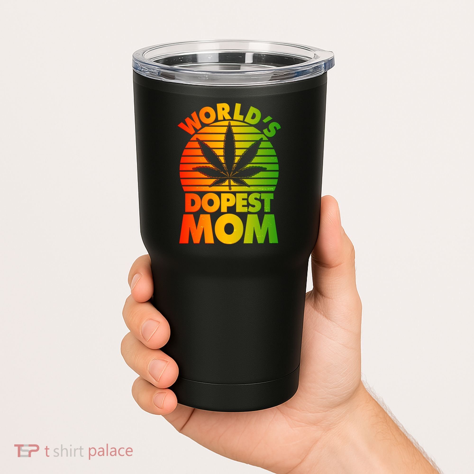 Funny World's Dopest Mom Tumbler