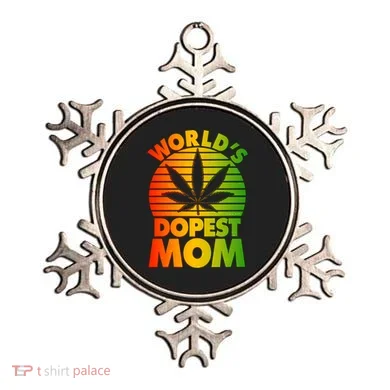 Funny World's Dopest Mom Ornament