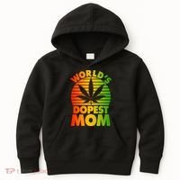 Funny World's Dopest Mom Kids Hoodie thumb 0