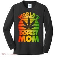 Funny World's Dopest Mom Kids Long Sleeve Shirt thumb 0