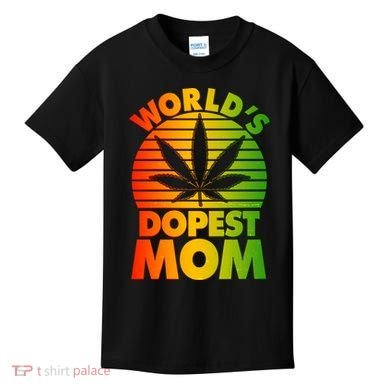 Funny World's Dopest Mom Kids T-Shirt