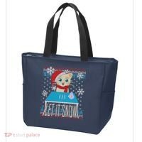 Funny X-Mas Let It Snow Cat Ugly Christmas Sweater Tote Bag thumb 3