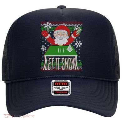 Funny X-Mas Let It Snow Santa Ugly Christmas Sweater Hat